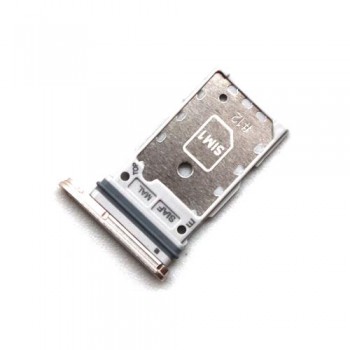 Βάση Κάρτας Sim Samsung S911B Galaxy S23 5G/ S916B Galaxy S23 Plus 5G Κρεμ (Original)