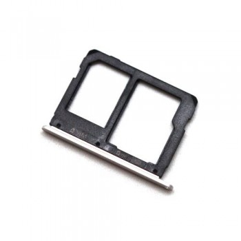 Βάση Κάρτας Sim & SD Samsung A315G Galaxy A31 Ασημί (Original)