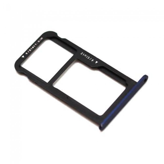 Βάση Κάρτας Sim & SD Huawei P8/ P9 Lite (2017) Μπλε (OEM)