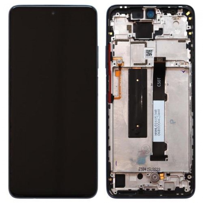 Οθόνη με Touch Screen & Μεσαίο Πλαίσιο Xiaomi Mi 10T Lite 5G Γκρι (Original)