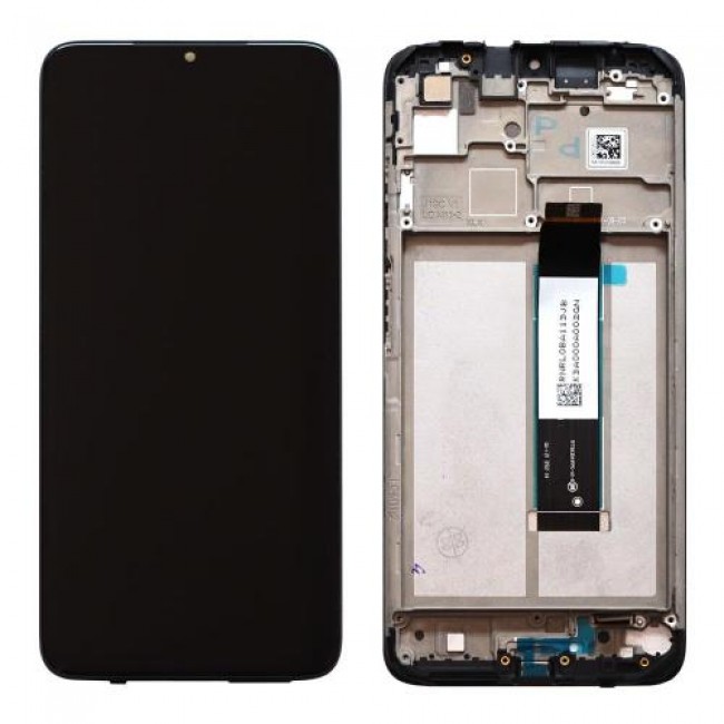 Οθόνη με Touch Screen & Μεσαίο Πλαίσιο Xiaomi Poco M3 Μαύρο (Original)