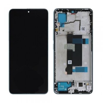 Οθόνη με Touch Screen & Μεσαίο Πλαίσιο Xiaomi Redmi Note 13 Pro 5G Μπλε (Original)