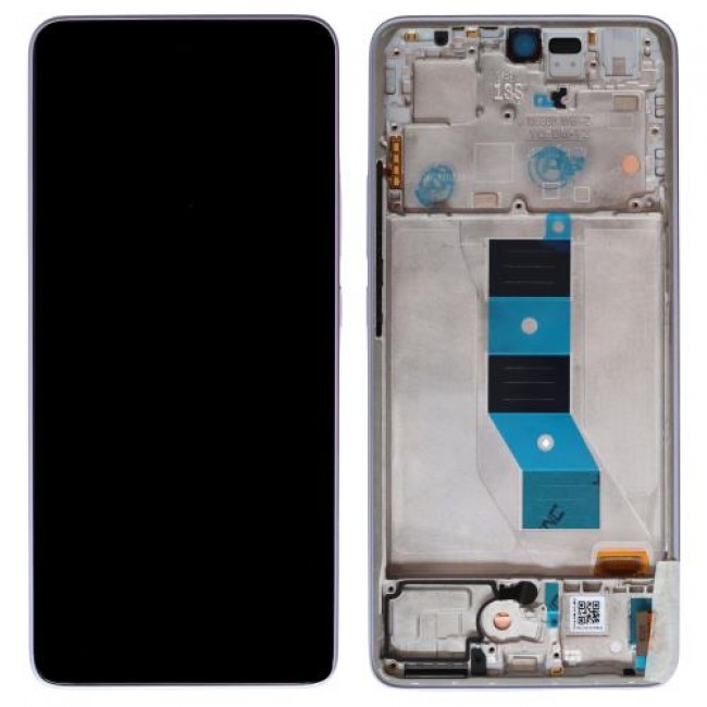 Οθόνη με Touch Screen & Μεσαίο Πλαίσιο Xiaomi Redmi Note 14 5G Μωβ (Original)