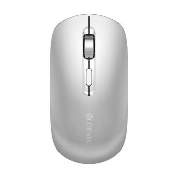 Ασύρματο Ποντίκι Devia EL245 2.4G Dual Mode Silent Lingo Ασημί