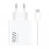 Φορτιστής Ταξιδίου Ταχείας Φόρτισης Xiaomi HyperCharge Combo με Έξοδο USB A 90W & Καλώδιο USB C 1m Λευκό