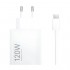 Φορτιστής Ταξιδίου Ταχείας Φόρτισης Xiaomi HyperCharge Combo με Έξοδο USB A 120W & Καλώδιο USB C 1m Λευκό