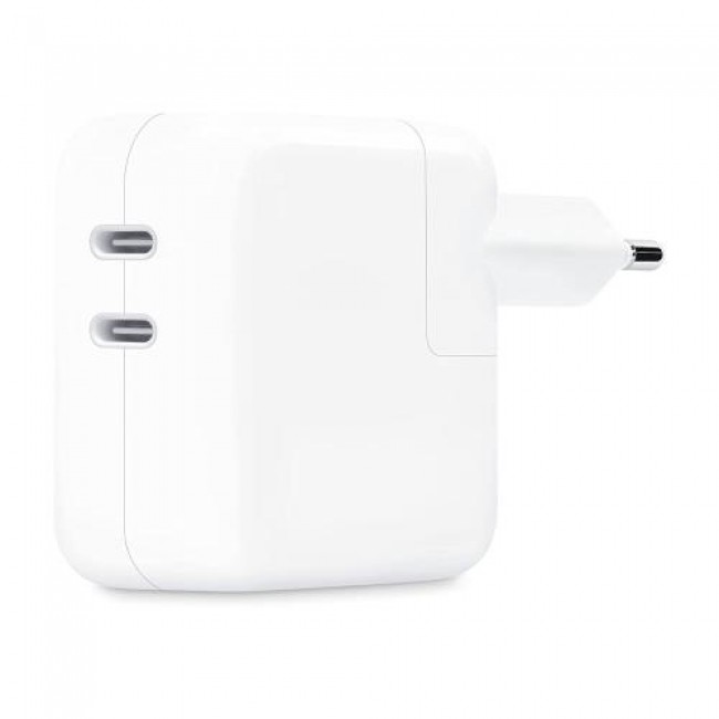 Φορτιστής Ταξιδίου με Διπλή Έξοδο USB C Apple MNWP3 35W