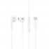 Hands Free Stereo Huawei CM33 USB C Λευκό