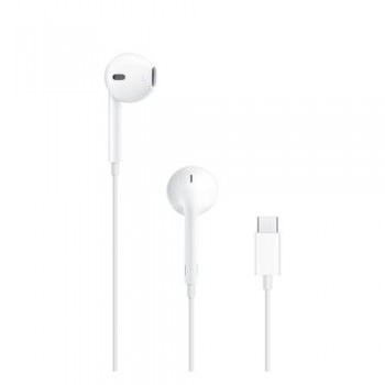 Hands Free Stereo Apple Earpods MTJY3 USB C με Χειριστήριο & Μικρόφωνο (Ασυσκεύαστο)
