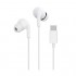 Hands Free Stereo Xiaomi In-Ear Headphones USB C BHR8931GL Λευκό