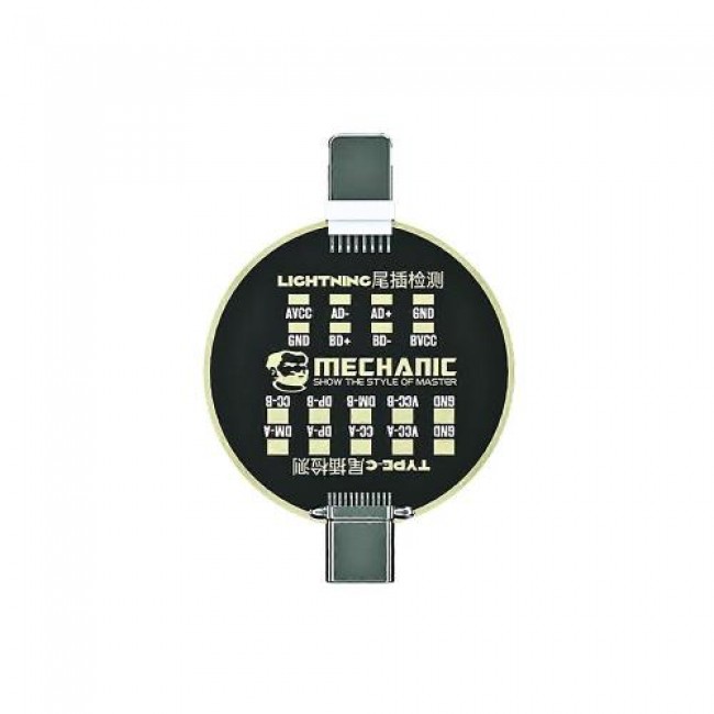 Πλακετάκι Δοκιμής & Μέτρησης Φόρτισης Mechanic T810 USB C & Lightning Πλακετάκι Δοκιμής & Μέτρησης Φόρτισης Mechanic T810 USB C & Lightning
