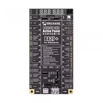 Πλακέτα Mechanic BA27+ για Έλεγχο Τάσης - Φόρτιση - Εκκίνηση Μπαταριών για Συσκευές Apple έως 16 Series, Samsung, Xiaomi & Huawei Πλακέτα Mechanic BA27+ για Έλεγχο Τάσης - Φόρτιση - Εκκίνηση Μπαταριών για Συσκευές Apple έως 16 Series, Samsung, Xiaomi & Huawei