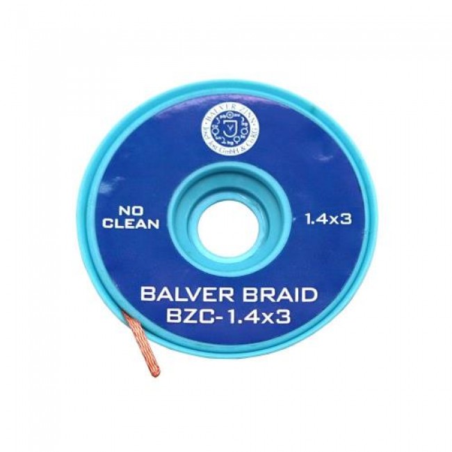 Νήμα Αφαίρεσης Κόλλησης Balver Braid 1.4mm 3m Wide Νήμα Αφαίρεσης Κόλλησης Balver Braid 1.4mm 3m Wide