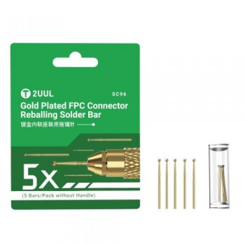 Σετ Ανταλλακτικές Μύτες 2UUL Gold Plated FPC Connector για Κολλητήρι (5 τεμ.)