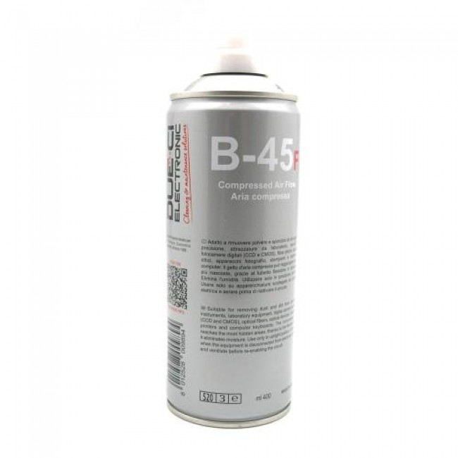 Σπρέι Πεπιεσμένου Αέρα για Αφαίρεση Σκόνης & Βρωμιάς Due-Ci B-45F 400ml Σπρέι Πεπιεσμένου Αέρα για Αφαίρεση Σκόνης & Βρωμιάς Due-Ci B-45F 400ml