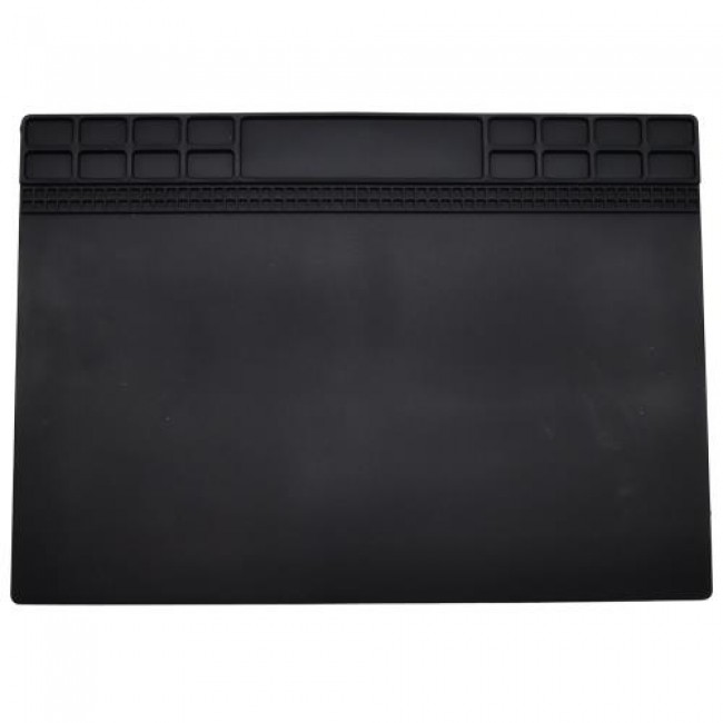 Μαγνητικό Αντιστατικό Υπόστρωμα Επισκευής Κινητών Σιλικόνης Ανθεκτικό σε Υψηλές Θερμοκρασίες 25x35cm