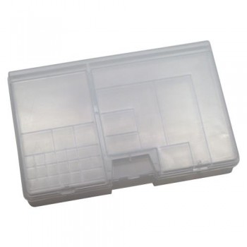 Διάφανο Κουτί Μεταφοράς & Αποθήκευσης Κινητών 17x11x3cm με 2 Θήκες για Ανταλλακτικά & Βίδες Διάφανο Κουτί Μεταφοράς & Αποθήκευσης Κινητών 17x11x3cm με 2 Θήκες για Ανταλλακτικά & Βίδες