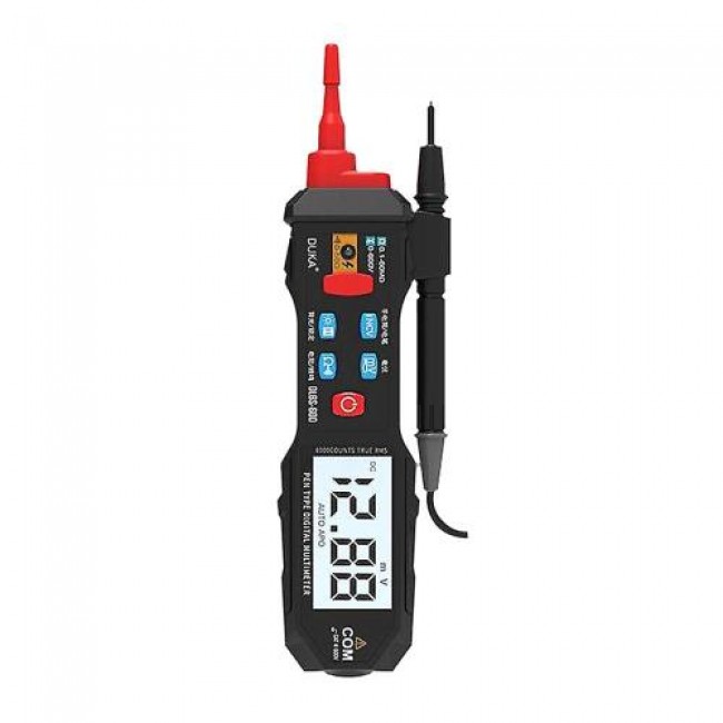 Ψηφιακό Πολύμετρο Atuman Duka DLBS-600 με Φακό Μαύρο