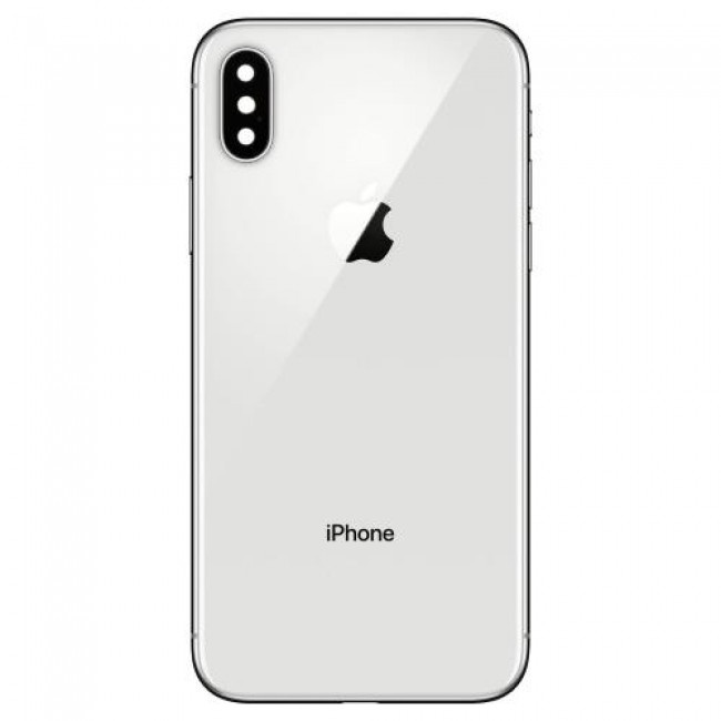 Καπάκι Μπαταρίας Apple iPhone X Ασημί (OEM)