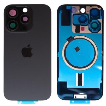 Πίσω Καπάκι με Μαγνήτες Magsafe Apple iPhone 16 Pro Titanium Μαύρο (OEM)