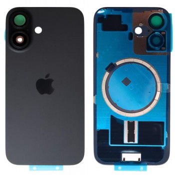 Πίσω Καπάκι με Μαγνήτες Magsafe Apple iPhone 16 Μαύρο (OEM)