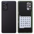 Καπάκι Μπαταρίας Samsung A725F Galaxy A72 4G/ A726B Galaxy A72 5G Μαύρο (Original)