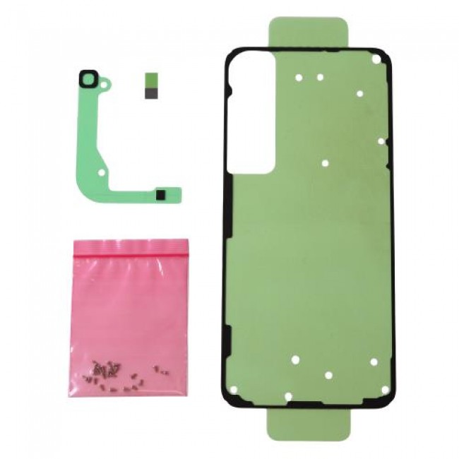 Rework Kit με Αυτοκόλλητη Ταινία & Βίδες για Καπάκι Μπαταρίας Samsung S926B Galaxy S24 Plus 5G (Original)
