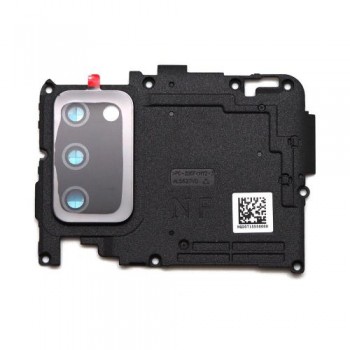 Τζαμάκι Κάμερας με Περιμετρικό Πλαίσιο Samsung A037G Galaxy A03s Μαύρο (Original)