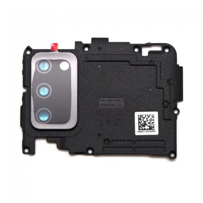 Τζαμάκι Κάμερας με Περιμετρικό Πλαίσιο Samsung A037G Galaxy A03s Μαύρο (Original)