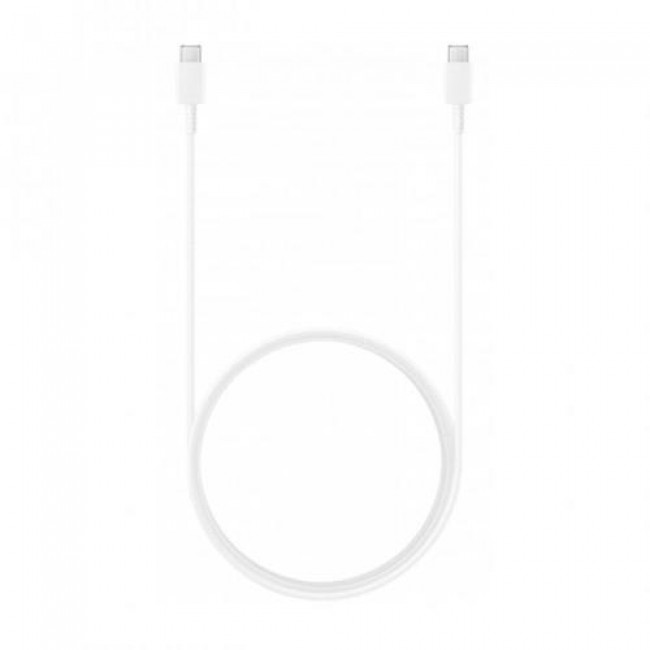 Καλώδιο Σύνδεσης USB 2.0 Samsung EP-DX510JWEG USB C σε USB C 5A 1.8m Λευκό