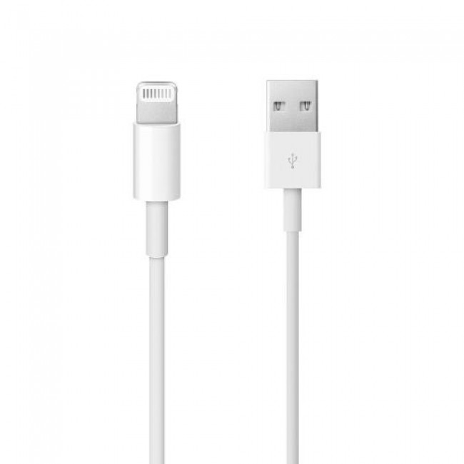 Kαλώδιο Apple MQUE2 USB A σε Lightning 1m Λευκό (Ασυσκευαστό)