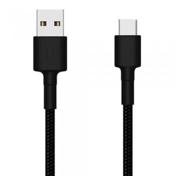 Καλώδιο Σύνδεσης USB 2.0 Xiaomi Mi SJX10ZM Braided USB Α σε USB C 1m Μαύρο