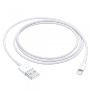 Kαλώδιο Apple MUQ93 USB A σε Lightning 1m Λευκό (Ασυσκεύαστο)