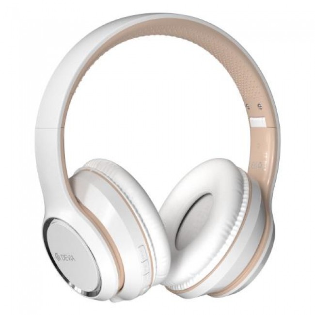 Ασύρματα Ακουστικά Κεφαλής Devia EM039 Kintone Λευκό Ασύρματα Ακουστικά Κεφαλής Devia EM039 Kintone Λευκό