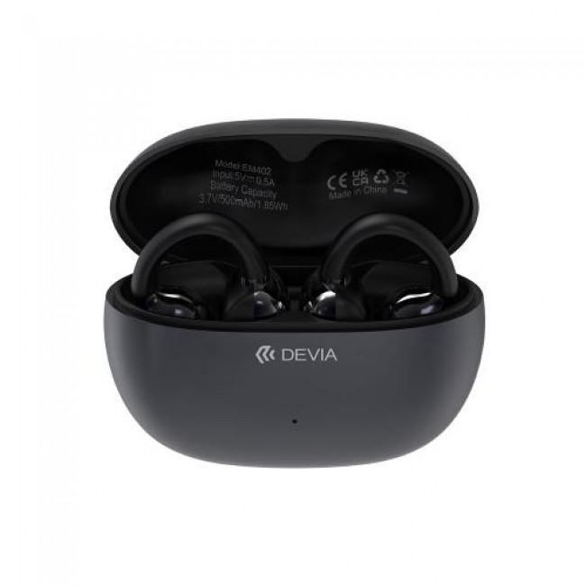 True Wireless Ακουστικά Bluetooth Devia EM402 OWS Pro2 Clip-On Μαύρο