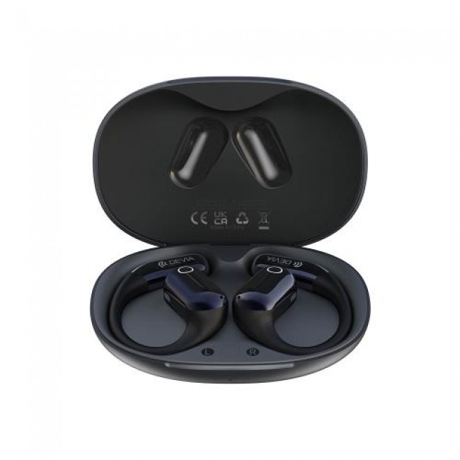 True Wireless Ακουστικά Bluetooth Devia EM043 OWS Ultra1 Open Μαύρο