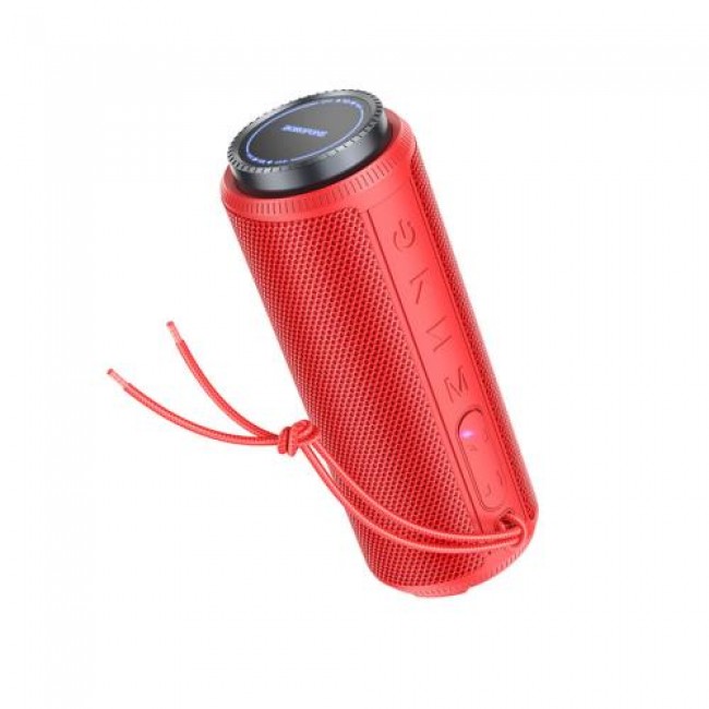 Φορητό Ηχείο Bluetooth Borofone BR22 Sports TWS BT 5.1 Ραδιόφωνο FM USB AUX MicroSD 1200mAh 10W Κόκκινο