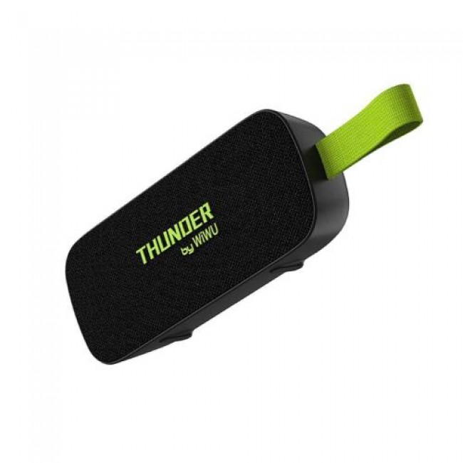 Φορητό Ηχείο Bluetooth WiWU Thunder H2 TWS BT 5.3 USB MicroSD IPX7 1200mAh 10W Μαύρο Φορητό Ηχείο Bluetooth WiWU Thunder H2 TWS BT 5.3 USB MicroSD IPX7 1200mAh 10W Μαύρο