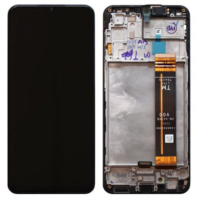 Οθόνη με Touch Screen & Μπροστινή Πρόσοψη Samsung A236B Galaxy A23 5G Μαύρο (Original)