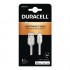 Καλώδιο Σύνδεσης USB 2.0 Duracell USB A σε MFI Lightning 12W 1m Λευκό