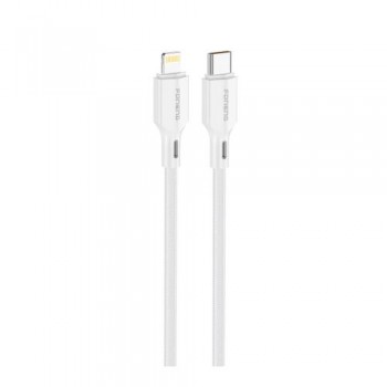 Καλώδιο Σύνδεσης USB 2.0 Foneng XS11 Braided USB C σε Lightning PD 30W 1m Λευκό