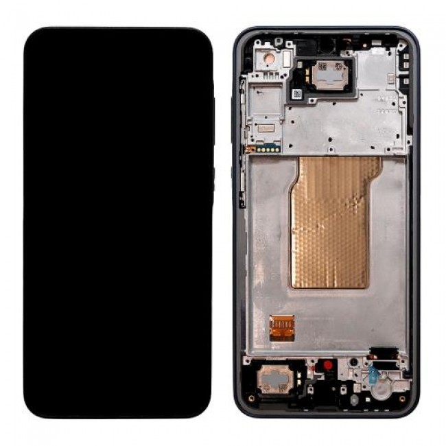 Οθόνη με Touch Screen & Μπροστινή Πρόσοψη Samsung A356B Galaxy A35 5G Σκούρο Μπλε (Original)