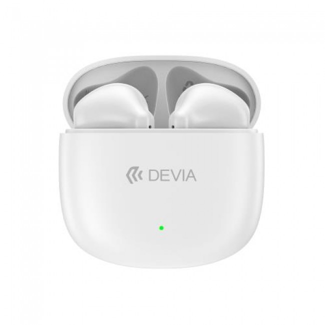 True Wireless Ακουστικά Bluetooth Devia EM404 Lite1 Λευκό