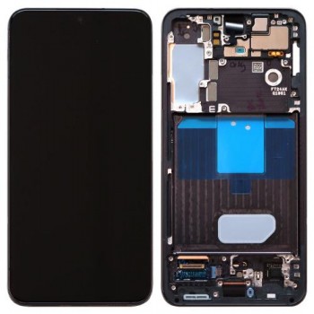 Οθόνη με Touch Screen & Μπροστινή Πρόσοψη Samsung S901B Galaxy S22 5G Μαύρο (Original)