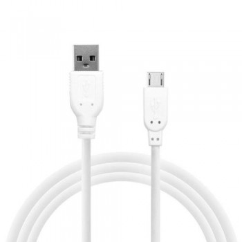 Καλώδιο Σύνδεσης USB 2.0 inos USB A σε Micro USB 10W 1m Λευκό