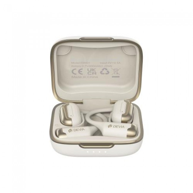 True Wireless Ακουστικά Bluetooth Devia EM401 OWS Pro1 Μπεζ