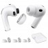 Eartips Σιλικόνης AhaStyle WG187 Apple AirPods Pro 3 S/ M/ L Λευκό (3 ζεύγη)