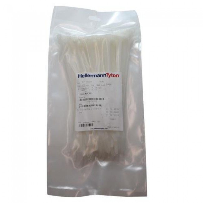 Δεματικά 200 x 4.6 T50R PA66 Λευκό (100 τεμ.)