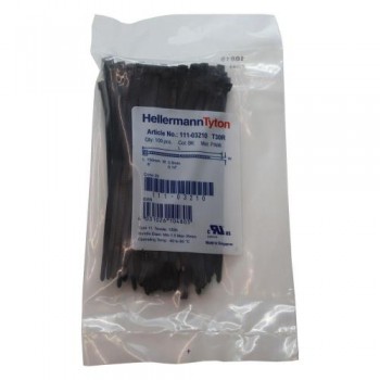 Δεματικά 150 x 3.5 T30R PA66 Μαύρο (100 τεμ.)