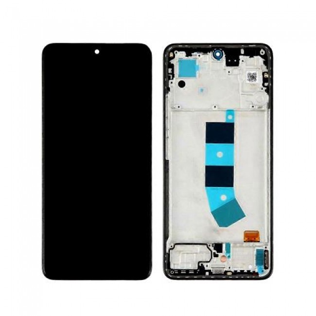 Οθόνη με Touch Screen & Μεσαίο Πλαίσιο Xiaomi Redmi Note 13 4G Μαύρο (Original)